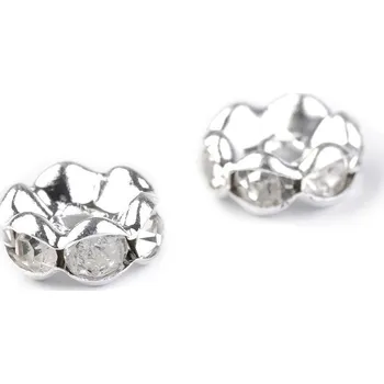 Gadget Šatonová rondelka Ø8 mm crystal 10ks