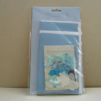 Set blahopřání s doplňky modrý