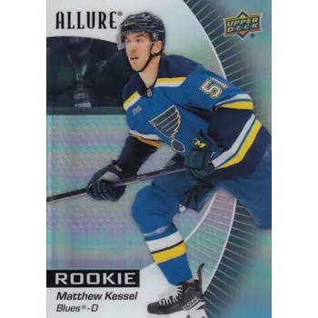 Karetní hra insert RC karta MATTHEW KESSEL 23-24 Allure Rookie Black Rainbow číslo 124