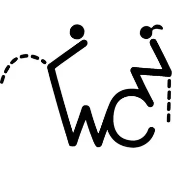 Samolepící dekorace Nálepka na zeď | samolepka na toaletu - 9