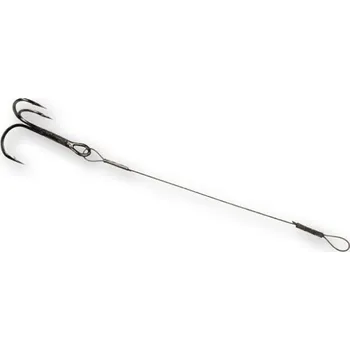 Rybářský háček Hotový Návazec DAM Effzett 7x7 Stingers 10kg Délka 8cm