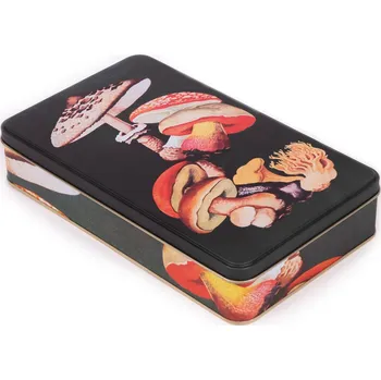 Dóza na potraviny Plechová dóza Herbář Houby - Kateřina Winterová collection