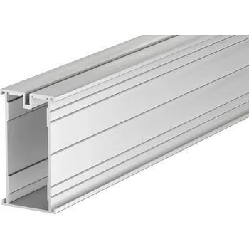 Terasové prkno GS Terrassen Hliníkový profil ALUecofix XL, bílá, 45 x 85 x 4000 mm