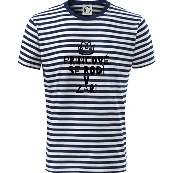 Princové se rodí v září - Triko na vodu - 2XL ( Prouhovaná )