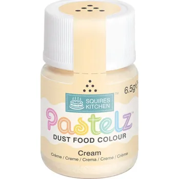 Potravinářské barvivo SQUIRES KITCHEN Prachová barva Pastelz Dust cream - krémová