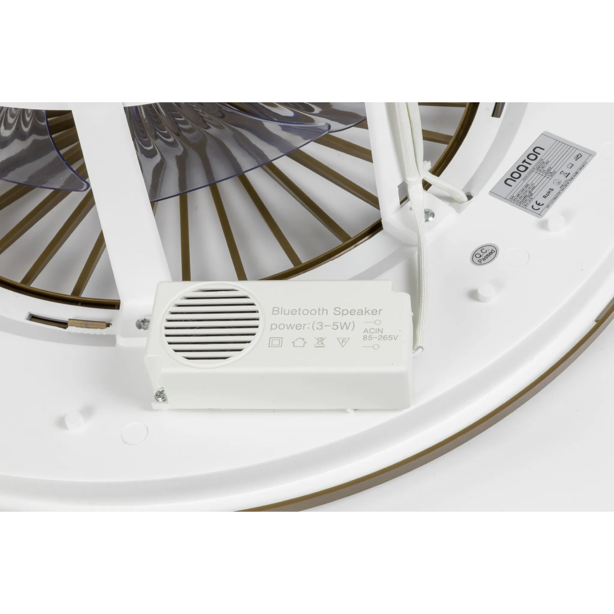 Fotografie 9 - Stropní ventilátor Noaton Vega 11056CR kávový