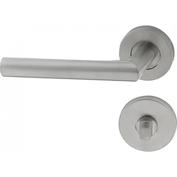 Dveřní kování Nerezová klika provedení s WC knoflíkem