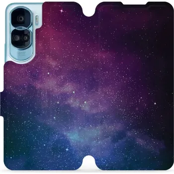 Pouzdro na mobilní telefon Knížkové flip pouzdro Mobiwear - Honor 90 Lite 5G - V147P Mlhovina - MALÁ VADA POTISKU VLEVO NAHOŘE, NEVADÍ POUŽIRÍ (Parádní flip obal, kryt, pouzdro Mobiwear na mobilní telefon Honor 90 Lite 5G s motivem V147P Mlhovina)