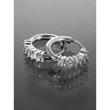 Náušnice Prosperk Náušnice kroužky se zirkony S0158