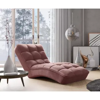 Křeslo Relaxační křeslo - lenoška NANA, růžová (Nube 24)