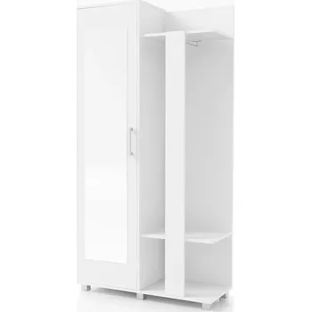 Předsíňová stěna Předsíňová stěna Karo, levá, Bílá (úchyt č.3)