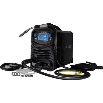 Svářečka Svářecí invertor MIG EasyMIG 317 DUAL PULSE, 4-kladka, 300A /60% + hořák 36/3m + kabely