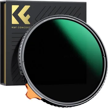 K&F 82MM, multi -function can be adjusted black mist 1/4 & ND8 ~ 128, high -definition, waterproof,