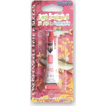 Rybářský háček CAPERLAN Tuba na lov na plavanou Mystic červená ČERVENÁ