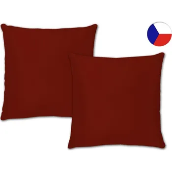 Dekorativní polštářek Bavlněný dekorační polštářek 40x40 EXCLUSIVE Vínový