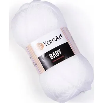 Galanterie Pletací příze Baby 50g bílá