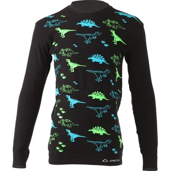 DINO dětské funkční triko - Černá 9090 / 122-134 / Černá