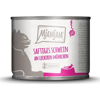 Krmivo pro kočku MjAMjAM šťavnaté vepřové s mrkvičkou 6× 200 g