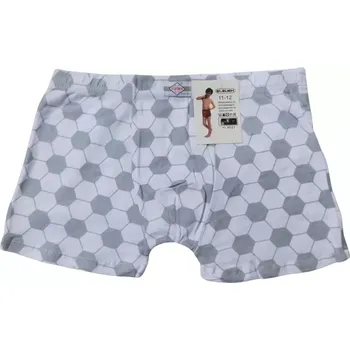 Chlapecké spodní prádlo Chlapecké boxerky Elevek 4021 bílo-šedé