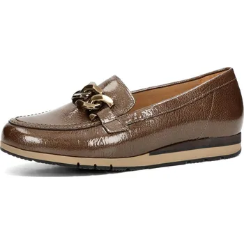 Dámské mokasíny Gabor dámské kožené mokasíny - hnědé