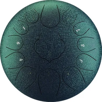 Perkuse Hütermann Tongue drum - 12' (30cm), 13 tónů, C-dur - Malachie, s příslušenstvím