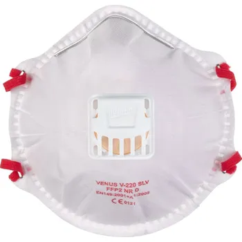 respirátor MILWAUKEE FFP2 tvarovaný respirátor s ventilkem