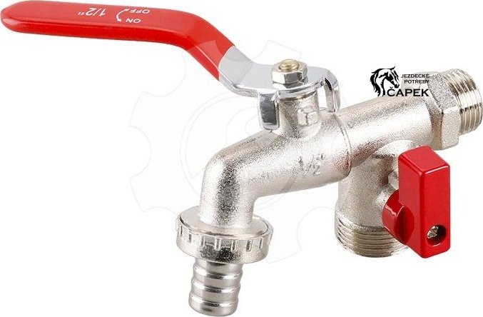 Ventil zahradní -KOHOUT 1/2" DVOJITÝ-