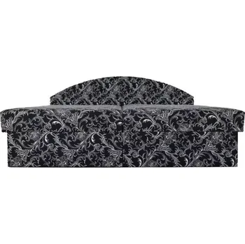 Postel Manželská postel ÁJA s úložným prostorem, černo-bílá (vzor č.19)