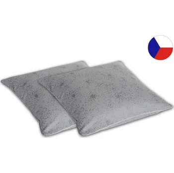 Dekorativní polštářek Damaškový dekorační polštářek 40x40 EXCELLENT STAR Nordia šedorůžová s výpustkou