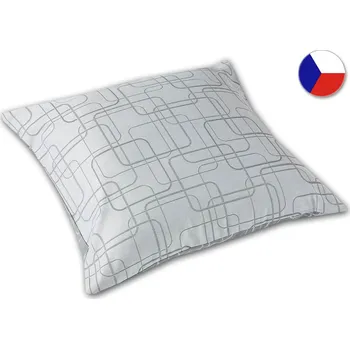 Povlak na dekorativní polštářek Damaškový povlak na polštář 40x40 EXCELLENT GEON Obrazovka šedá DUO