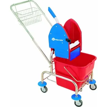 Úklidový vozík Úklidový vozík jednokbelíkový,pochromovaná konstrukce (MO2)