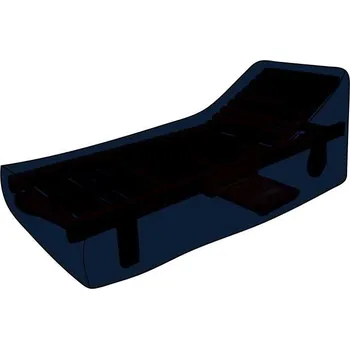 Krycí plachta Kryt na lehátko 200 x 75 cm, výška 45 cm antracit deluxe Oxford 420D