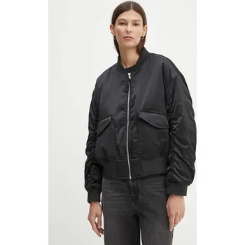 Pánská softshellová bunda Bomber bunda Levi's černá barva, přechodná, A7262 99X, vel. L