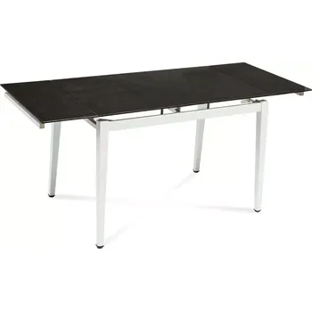 Jídelní stůl Jídelní rozkládací stůl ONYX - grafit/bílá