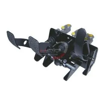 Pedál na kolo Pedálový box Compbrake Pro-Race - podlahové - 3 pedály - hydraul.