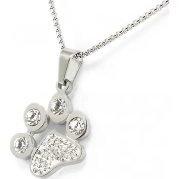 Řetízek Prosperk Řetízek ocelový s přívěskem tlapka S0226