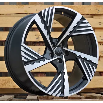 Alu kolo Alu kola Racing Line I5639, 19x8 5x112 ET34, černá matná + leštění