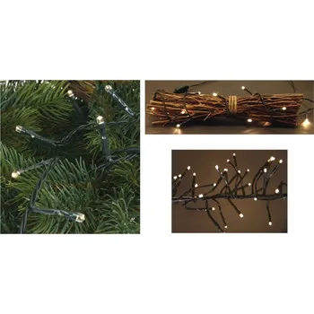 Vánoční dekorace 830351 Světelný řetěz chumel 384 LED venkovní studená bílá 2,7 m do zásuvky