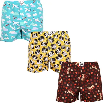 Trenýrky 3PACK veselé pánské trenky Dedoles (LB159631570) XXL Možnost vrácení zboží ZDARMA do 120 dnů!