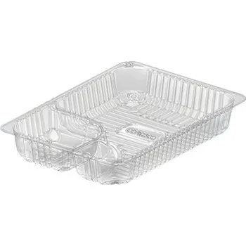 Jednorázové nádobí Tácek Nachos plastový Medium 100 ks