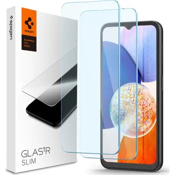 TVRZENÉ SKLO SPIGEN GLAS.TR SLIM 2-PACK GALAXY A14 5G CLEAR