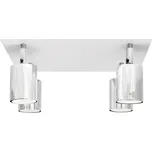 LED Bodové svítidlo TUNE 4xGU10/4,8W/230V matný chrom/bílá