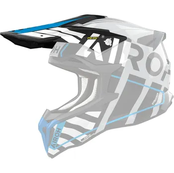 Helma na motorku Kšilt pro přilbu STRYCKER, AIROH (Brave - světle šedý lesklý)