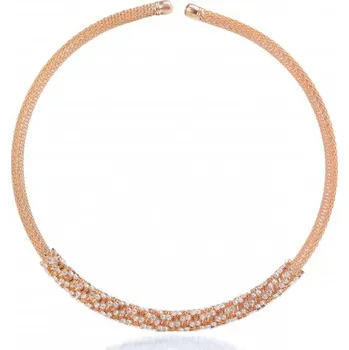 Náhrdelník Prosperk Náhrdelník s krystalky ve zlaté barvě S1656