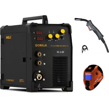 Svářečka iWELD Svářečka na CO2 215 XL - výhodný SET Varianta: SET 1: svářečka s výbavou v popisu stroje + kukla eco 80POCMIG215
