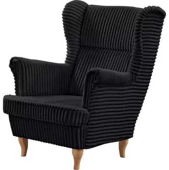 Křeslo Křeslo ušák LIVIA, černá (Tilia 100/buk)