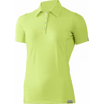 ALISA dámské merino polo triko - Limetková 2323 / XL / Limetková