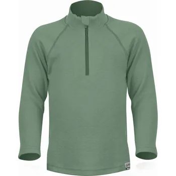 Chlapecká mikina SOKY dětská merino mikina - Zelená 6666 / 120 / Zelená