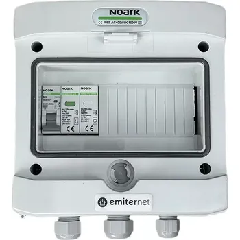 Jistič EMITER EM-95N_AC Rozdzělovač AC, IP65, SPD AC Noark typ 1+2, jistič 20A 1-F