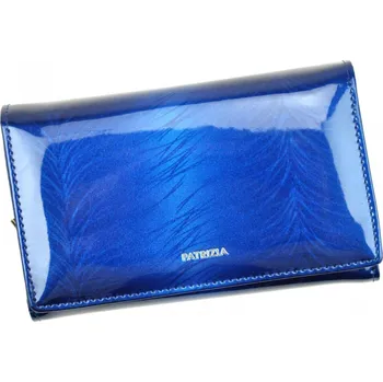 Peněženka Dámská kožená lakovaná peněženka Lasine, modrá
